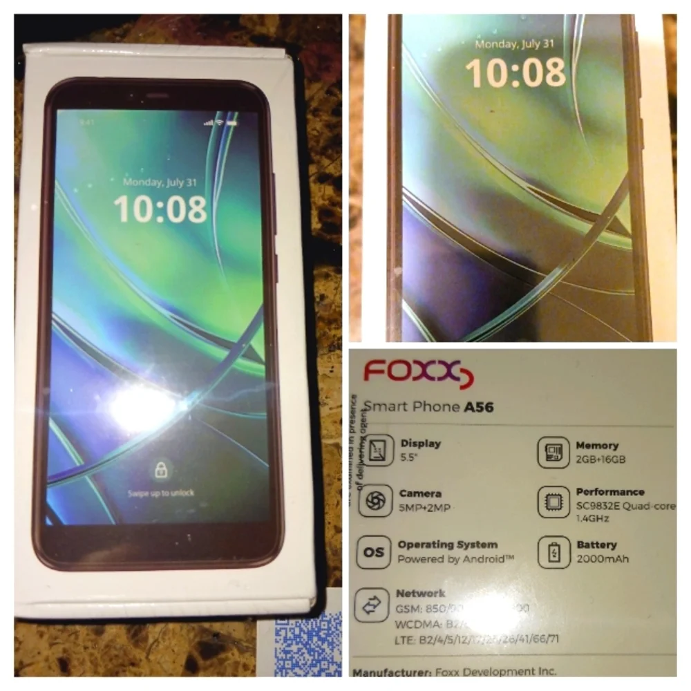 Foxx 456 5g smart phone new in box